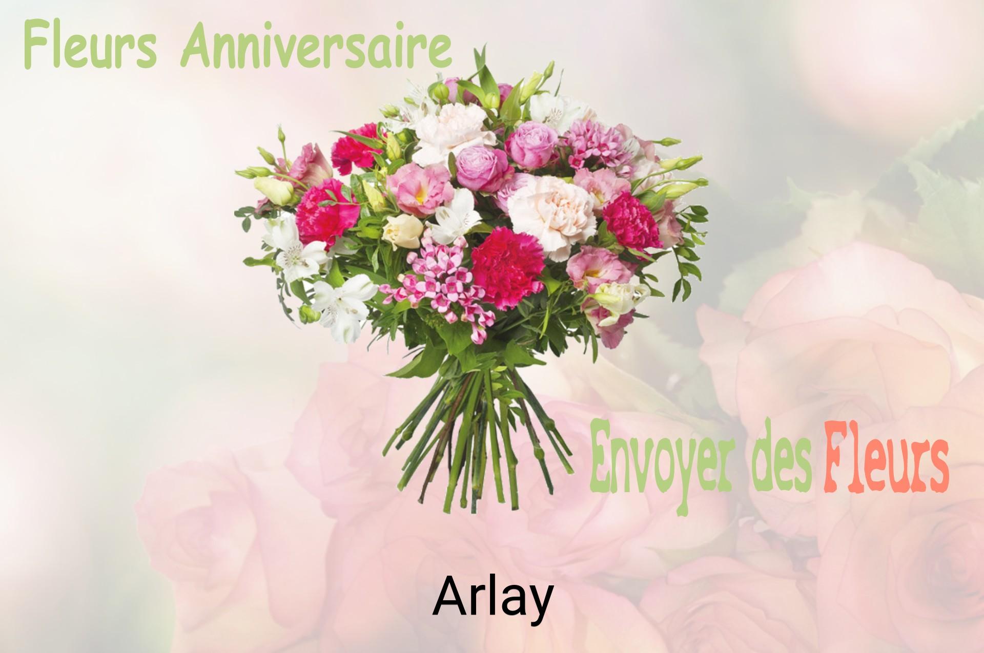 Bouquet de fleurs d’anniversaire livré à Arlay