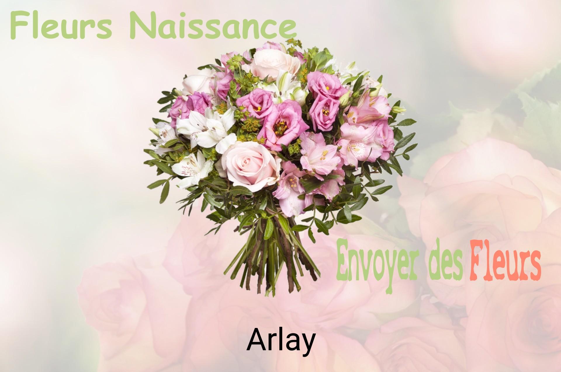Bouquet de fleurs de naissance livré à Arlay